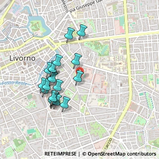 Mappa Via Pietro Paoli, 57125 Livorno LI, Italia (0.4605)