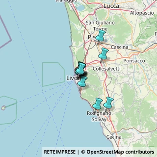 Mappa Via Pietro Paoli, 57125 Livorno LI, Italia (6.3525)