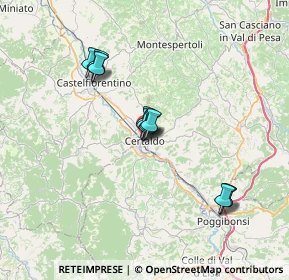 Mappa Località Casale, 50052 Certaldo FI, Italia (5.9725)