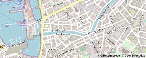 Mappa Livorno