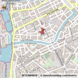 Mappa Piazza Elia Benamozegh, 17, 57123 Livorno, Livorno (Toscana)