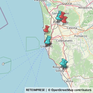 Mappa P.za Elia Benamozegh, 57125 Livorno LI, Italia (14.8725)