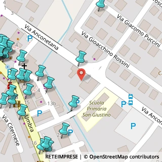 Mappa Via del Mercato Vecchio, 06016 San Giustino PG, Italia (0.09655)