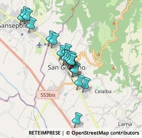 Mappa Via del Mercato Vecchio, 06016 San Giustino PG, Italia (1.402)