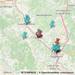 Mappa Viale Matteotti, 50052 Certaldo FI, Italia (6.495)