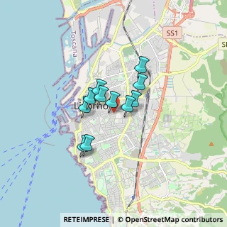 Mappa Via Micali, 57125 Livorno LI, Italia (1.09636)