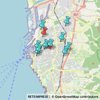 Mappa Via Micali, 57125 Livorno LI, Italia (1.2175)
