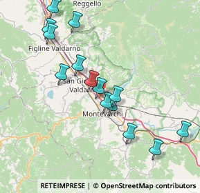 Mappa Via III strada Poggilupi, 52028 Terranuova Bracciolini AR, Italia (7.965)