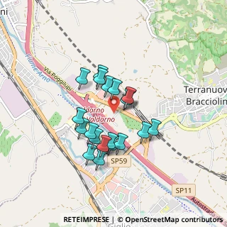 Mappa Via III strada Poggilupi, 52028 Terranuova Bracciolini AR, Italia (0.6985)