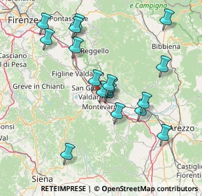 Mappa Via III strada Poggilupi, 52028 Terranuova Bracciolini AR, Italia (14.91588)