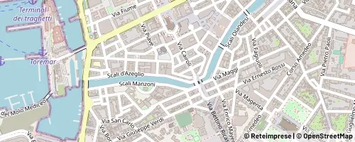 Mappa Livorno