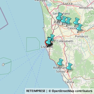 Mappa Via dei Lanzi, 57125 Livorno LI, Italia (12.93571)