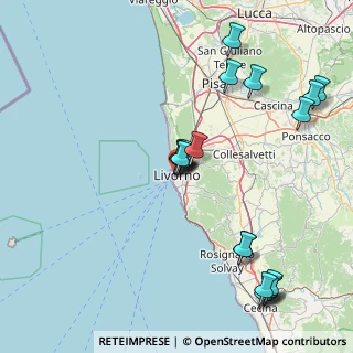 Mappa Via dei Lanzi, 57125 Livorno LI, Italia (18.83632)