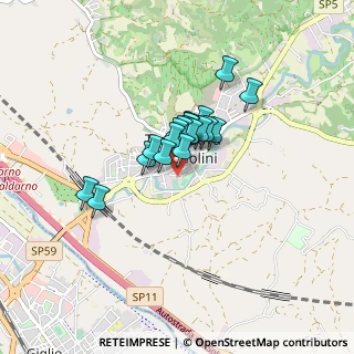 Mappa Piazza Generale Coralli, 52028 Terranuova Bracciolini AR, Italia (0.525)