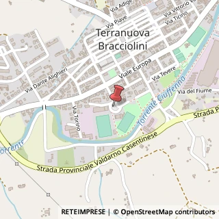 Mappa Piazza Generale Coralli, 78, 52028 Terranuova Bracciolini, Arezzo (Toscana)