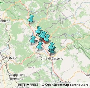 Mappa Via Anconetana, 06016 San Giustino PG, Italia (7.2)
