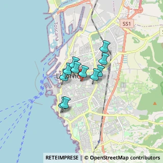 Mappa Via del Origine, 57125 Livorno LI, Italia (1.06273)