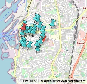 Mappa Via dell' Origine, 57125 Livorno LI, Italia (0.7505)