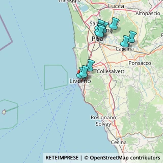 Mappa Via del Origine, 57125 Livorno LI, Italia (15.94273)