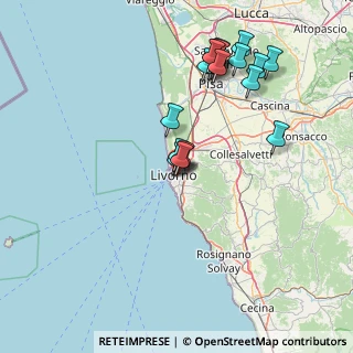 Mappa Via del Origine, 57125 Livorno LI, Italia (16.7415)