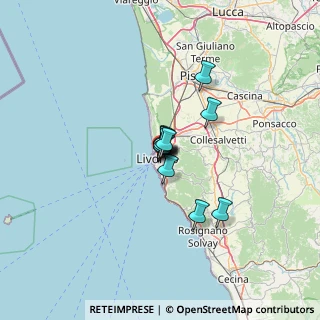 Mappa Via del Origine, 57125 Livorno LI, Italia (6.34083)
