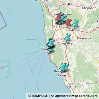 Mappa Via del Volontariato, 57125 Livorno LI, Italia (12.08)