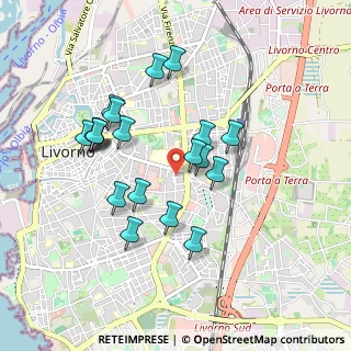 Mappa Via del Volontariato, 57125 Livorno LI, Italia (0.877)