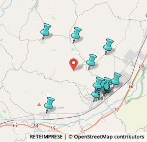 Mappa Via Montelatiere, 60030 Jesi AN, Italia (3.9525)