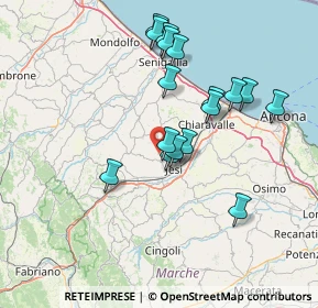 Mappa Via Montelatiere, 60030 Jesi AN, Italia (13.98412)