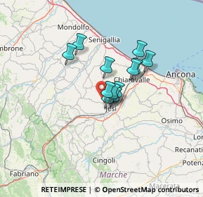 Mappa Via Montelatiere, 60030 Jesi AN, Italia (8.92333)