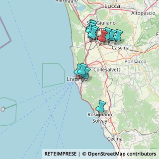 Mappa Via Augusto Liverani, 57125 Livorno LI, Italia (14.92769)