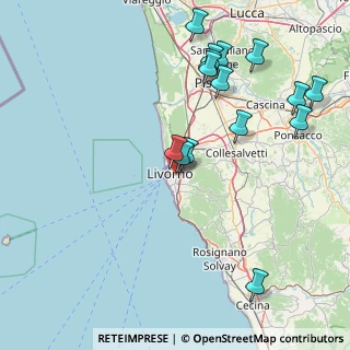 Mappa Via Augusto Liverani, 57125 Livorno LI, Italia (18.59133)