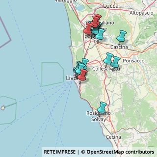 Mappa Via Augusto Liverani, 57125 Livorno LI, Italia (13.143)