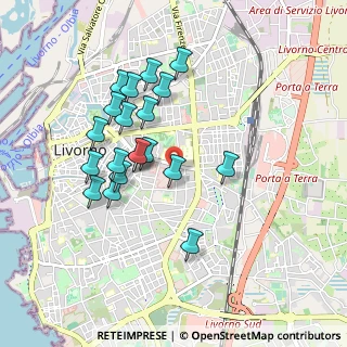 Mappa Via Augusto Liverani, 57125 Livorno LI, Italia (0.862)
