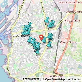 Mappa Via Augusto Liverani, 57125 Livorno LI, Italia (0.7365)