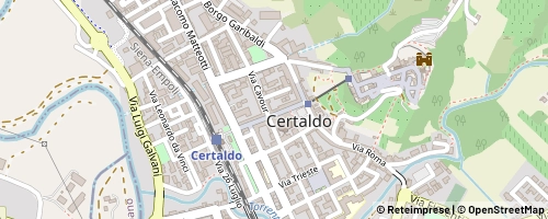 Mappa Certaldo