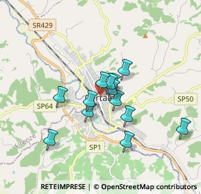 Mappa Via Cavour, 50052 Certaldo FI, Italia (1.34)