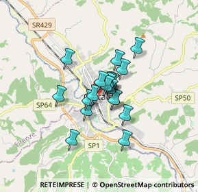 Mappa Via Cavour, 50052 Certaldo FI, Italia (1.025)