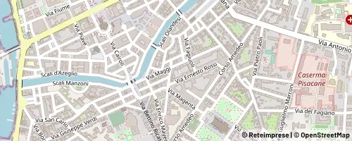 Mappa Livorno