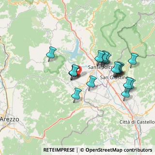 Mappa Via della Battaglia, 52031 Anghiari AR, Italia (7.093)