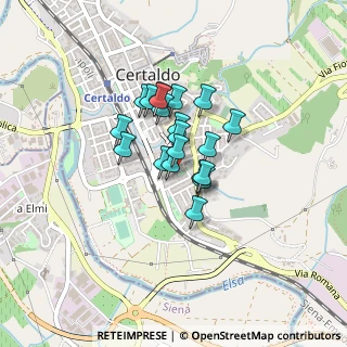 Mappa Via Giorgio la Pira, 50052 Certaldo FI, Italia (0.2735)