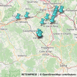 Mappa Via Amedeo Modigliani, 50052 Certaldo FI, Italia (16.704)