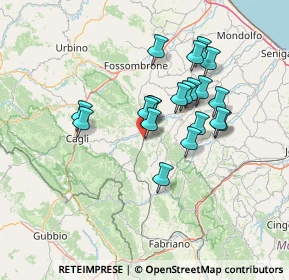 Mappa Via Enzo Magnani, 61045 Pergola PU, Italia (11.775)