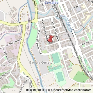 Mappa Via Spartaco Lavagnini,  49, 50052 Certaldo, Firenze (Toscana)