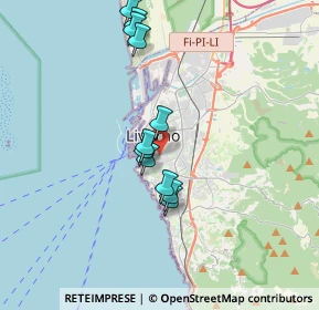 Mappa Via Roma, 57125 Livorno LI, Italia (3.26545)