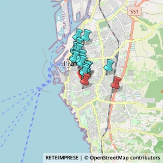 Mappa Via Roma, 57125 Livorno LI, Italia (1.01105)