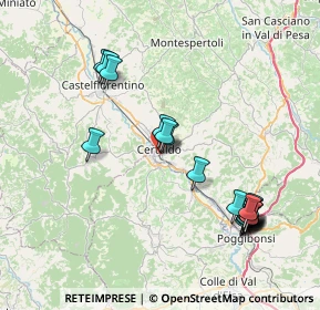 Mappa Viale Mario Fabiani, 50052 Certaldo FI, Italia (8.812)