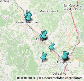 Mappa Viale Mario Fabiani, 50052 Certaldo FI, Italia (7.34789)