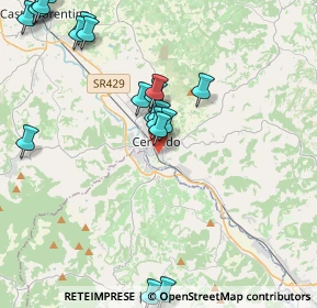 Mappa Viale Mario Fabiani, 50052 Certaldo FI, Italia (5.0715)