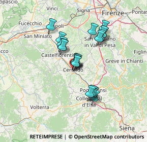 Mappa Viale Mario Fabiani, 50052 Certaldo FI, Italia (11.202)